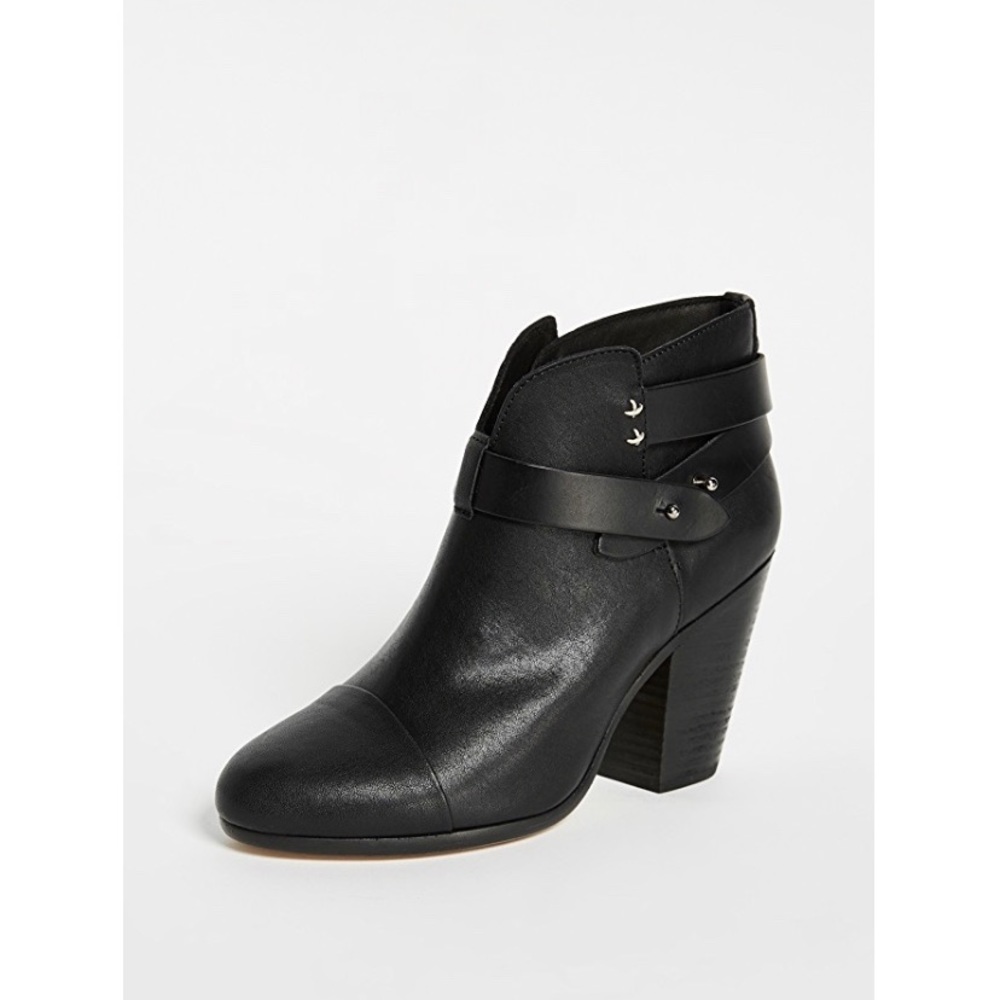 Rag & Bone Harrow style black booties